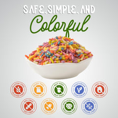 Snackathon sprinkles on cupcake frosting, brand adds color and visual appeal