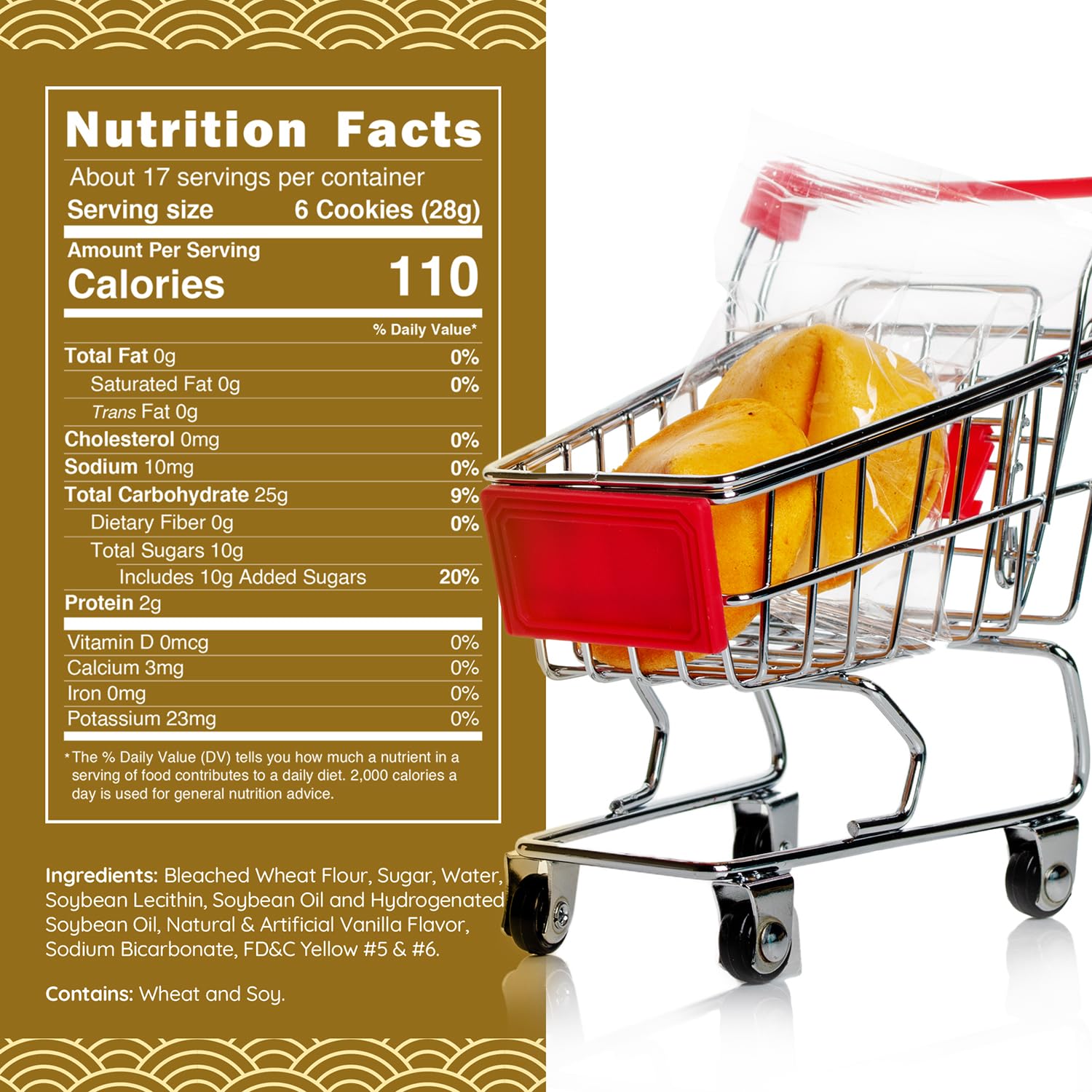 Snackathon cookie at table place setting illustrating event use and tidy serving