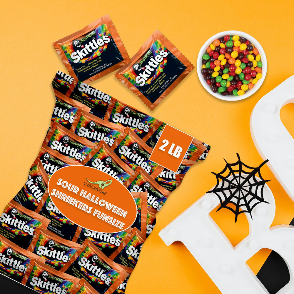 Snackivore bowl display of Shriekers at party showing easy serving and seasonal presentation