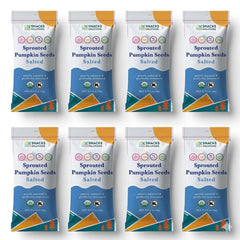 SNACKS SOLUTIONS front packaging showing sealed 2 oz pouch and branding benefit portability