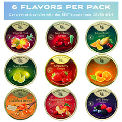SnackWave Cavendish & Harvey open tin with mixed drops ready to share and enjoy