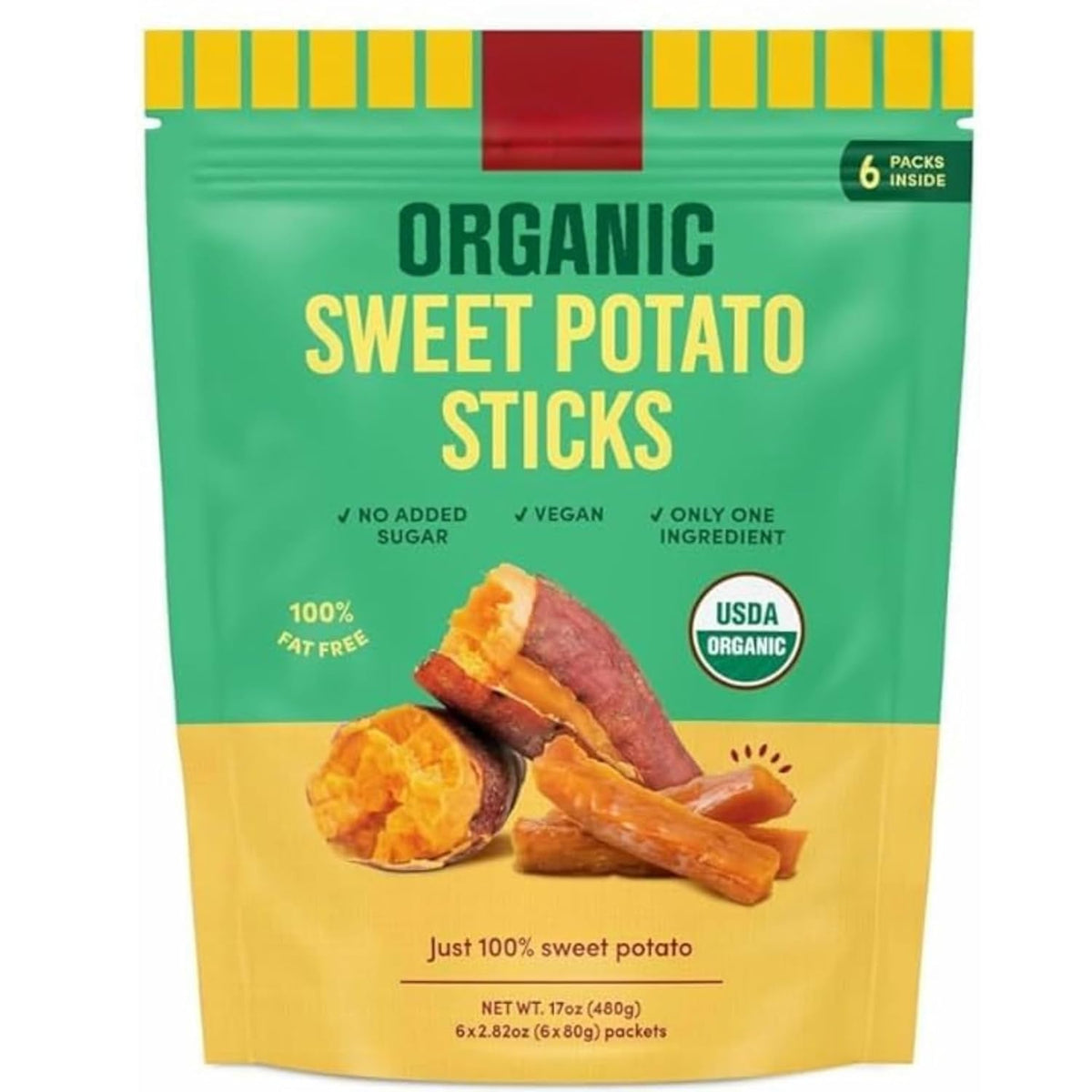 SnackYard front packaging 17oz resealable pouch showing natural label benefits