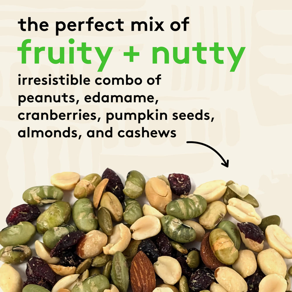 Snak Club close-up roasted edamame highlighting protein-rich crunch