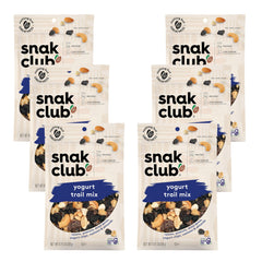 Snak Club front packaging showing resealable pouch and flavorful mix, ready to grab