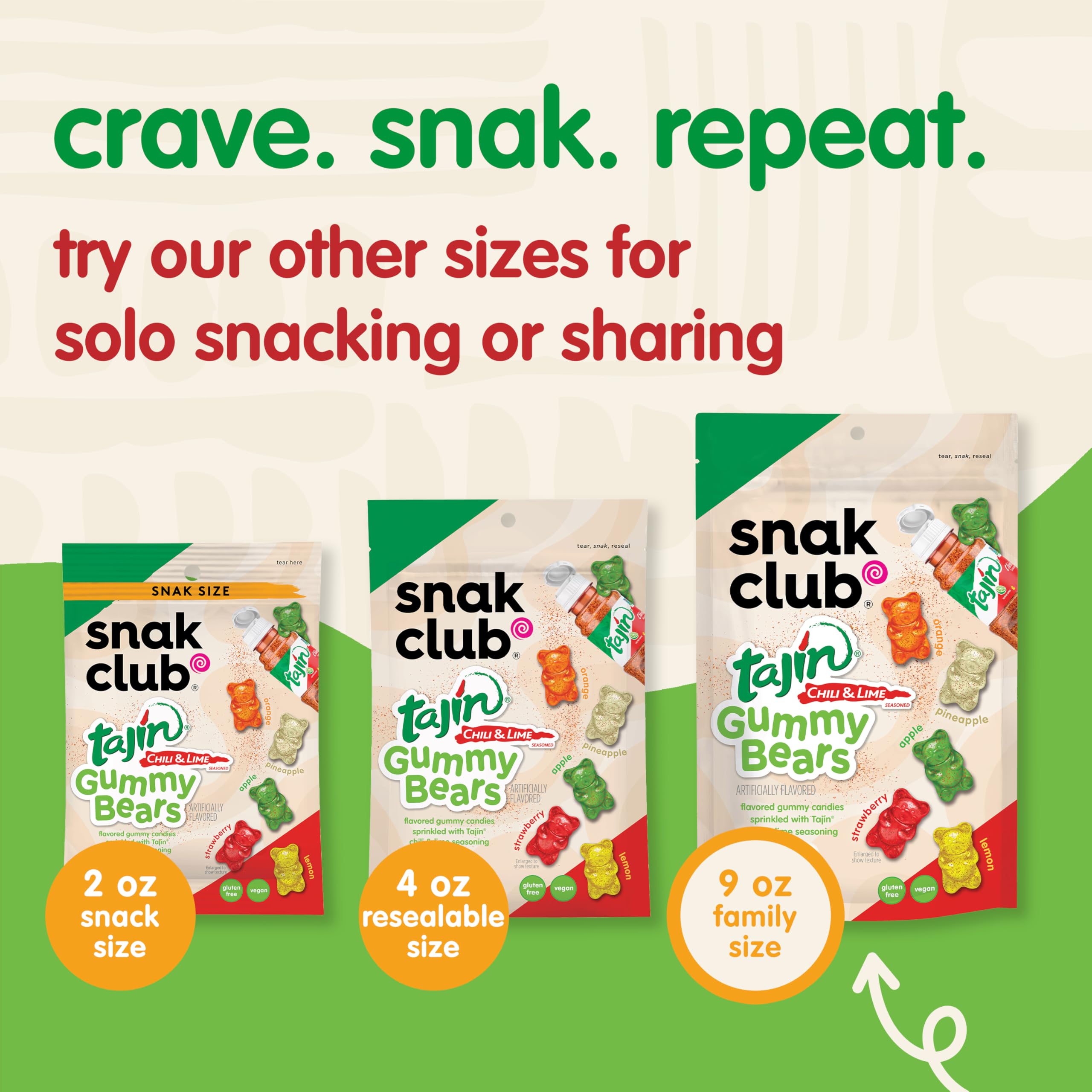 Snak Club ingredients display lime chili and fruit showing bold flavor pairing benefit