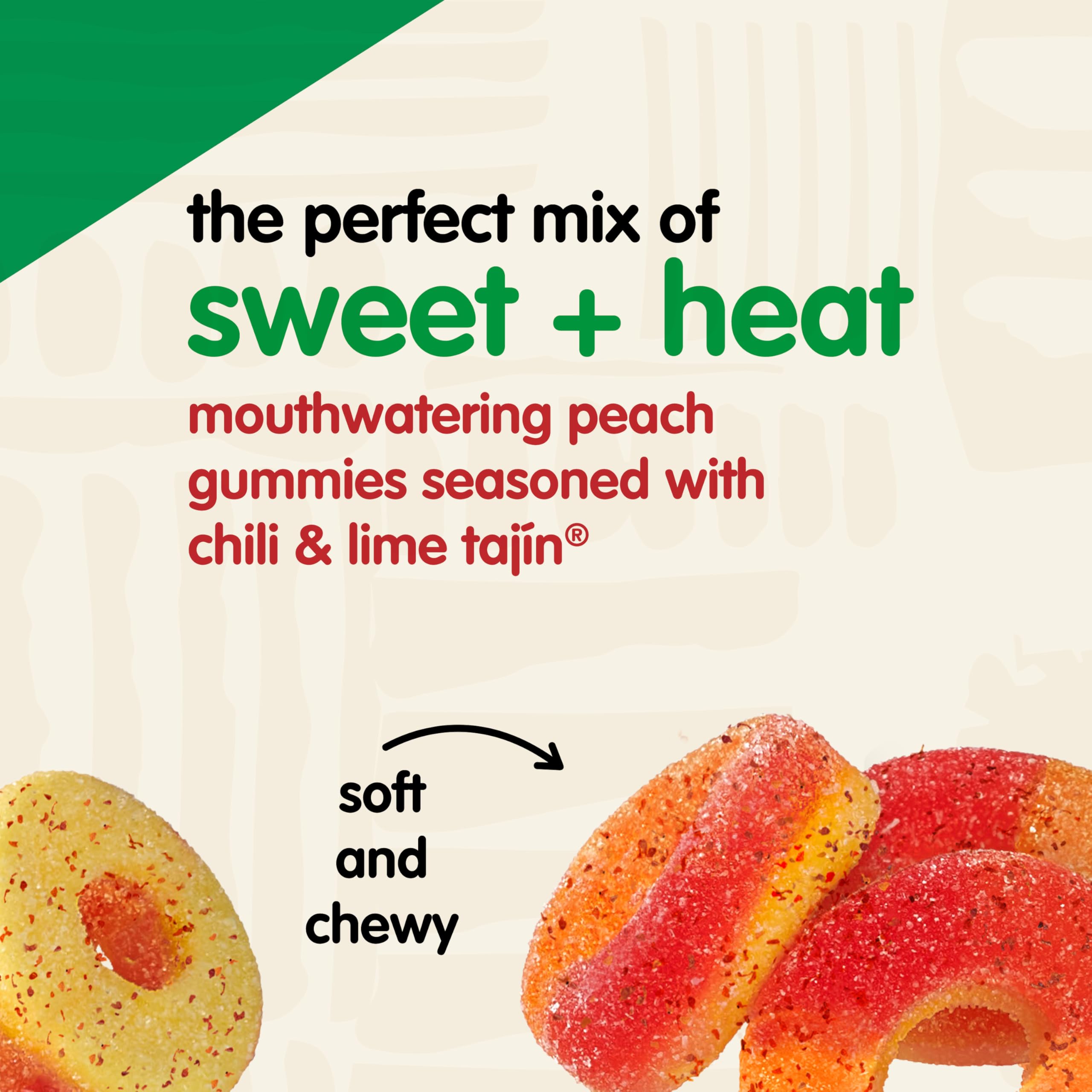 Snak Club detailed view of Tajín seasoning showing tangy chili-lime benefit