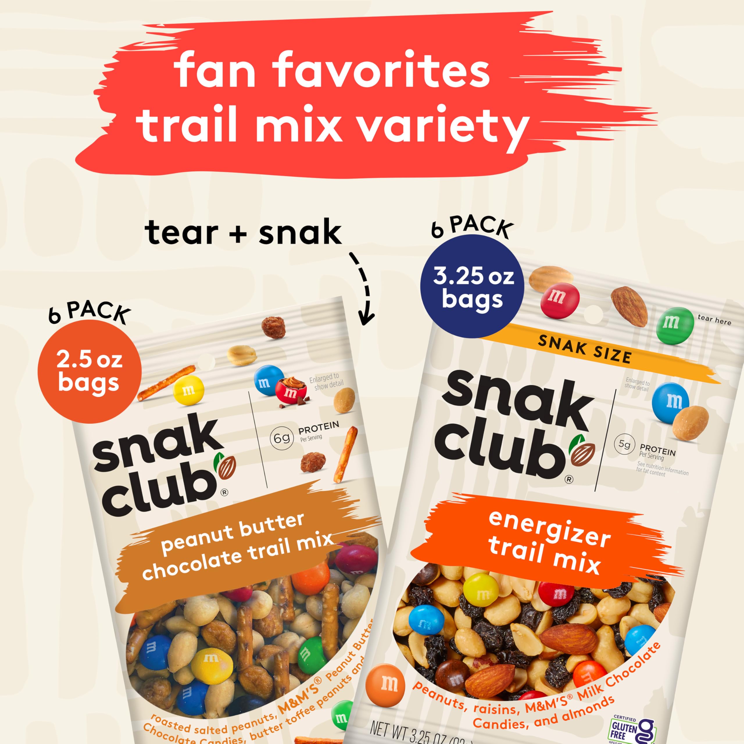 Snak Club single pouch close-up highlighting portable grab-and-go benefit