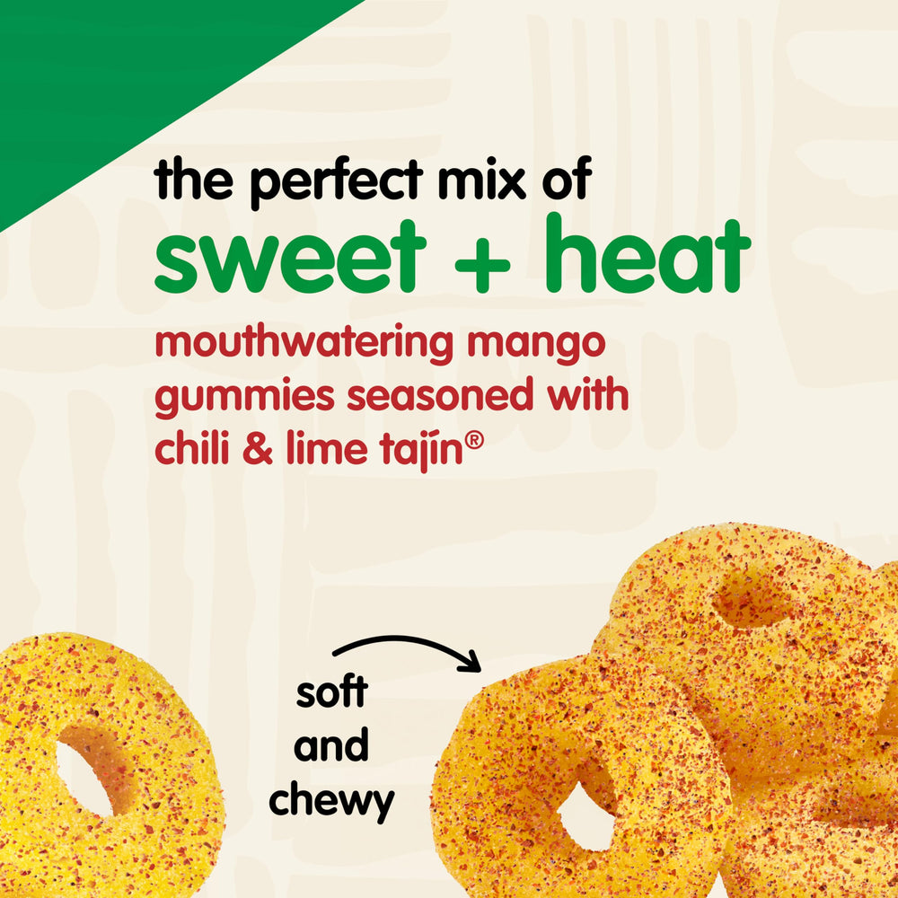 Snak Club detailed view of gummy texture demonstrating soft chew and seasoned exterior