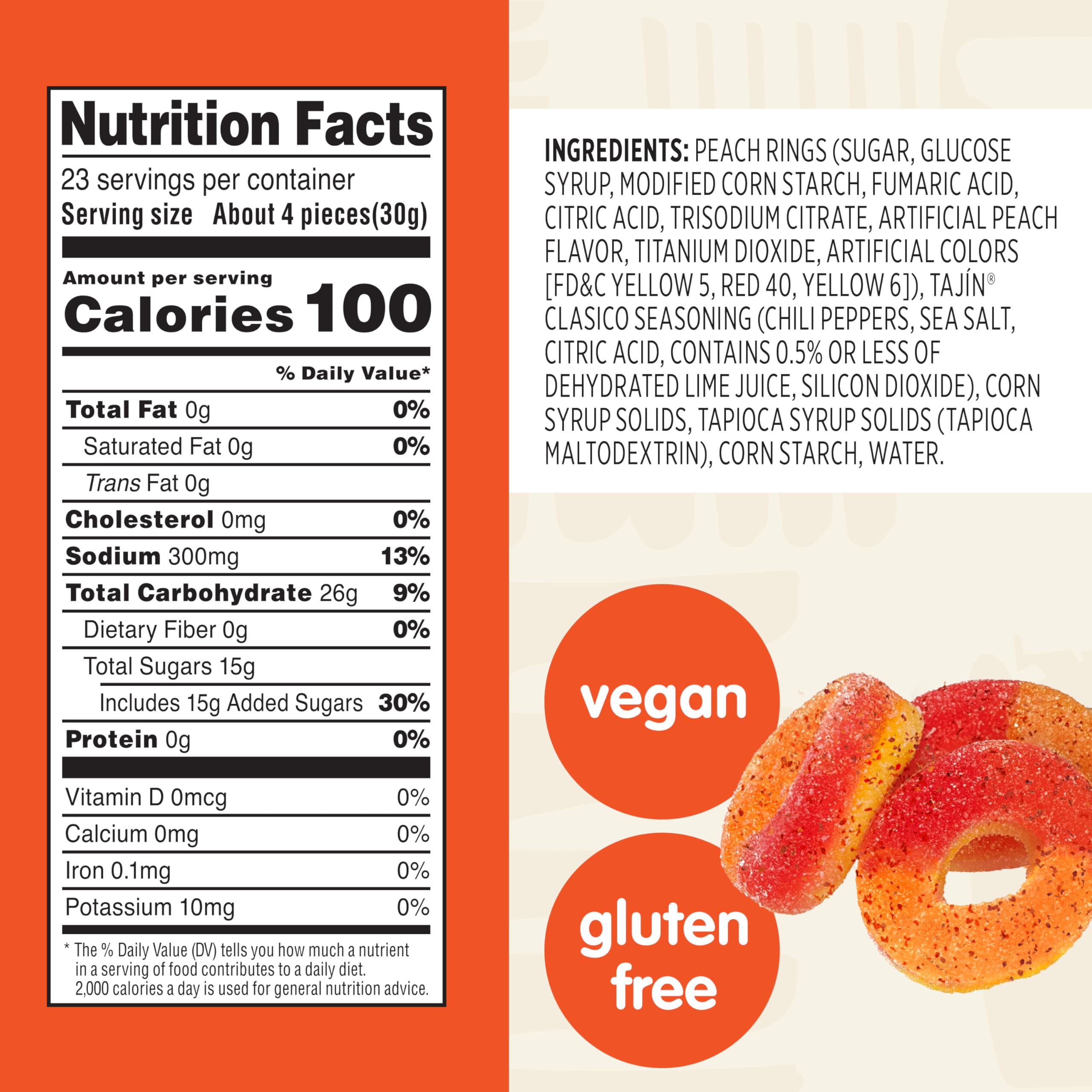 Snak Club detailed label close-up showing ingredient and vegan gluten-free benefit