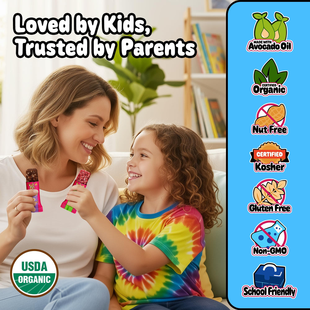 snakkidz bar in hand illustrating portion size and grab-and-go benefit