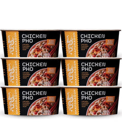 Snapdragon front packaging showing chicken pho bowl and branding benefits