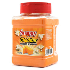 SNAPPY front packaging showing bold cheddar flavor for quick pantry use