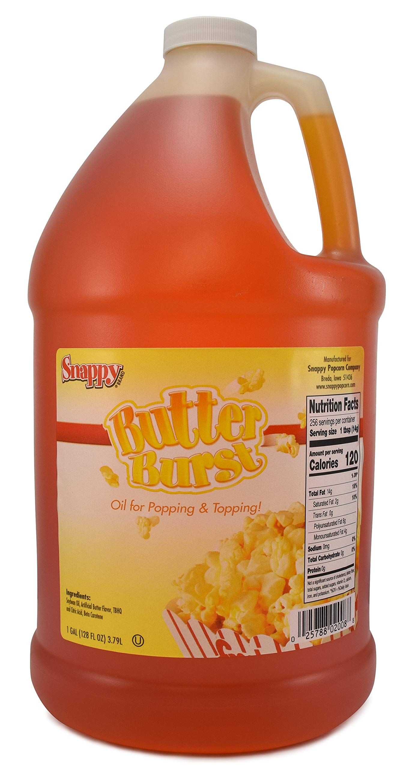 Snappy close-up of gallon oil jug with BPA-free pump for mess-free dispensing
