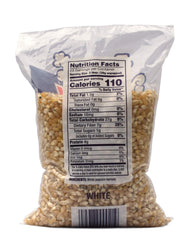 SNAPPY popcorn popping in an air popper illustrating oil-free, light fluffy results
