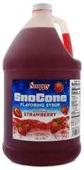SNAPPY one-gallon jug front label showing strawberry flavor and ready-to-use benefit
