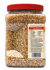 SNAPPY popped popcorn in bowl demonstrating light texture and fewer hulls for easy snacking