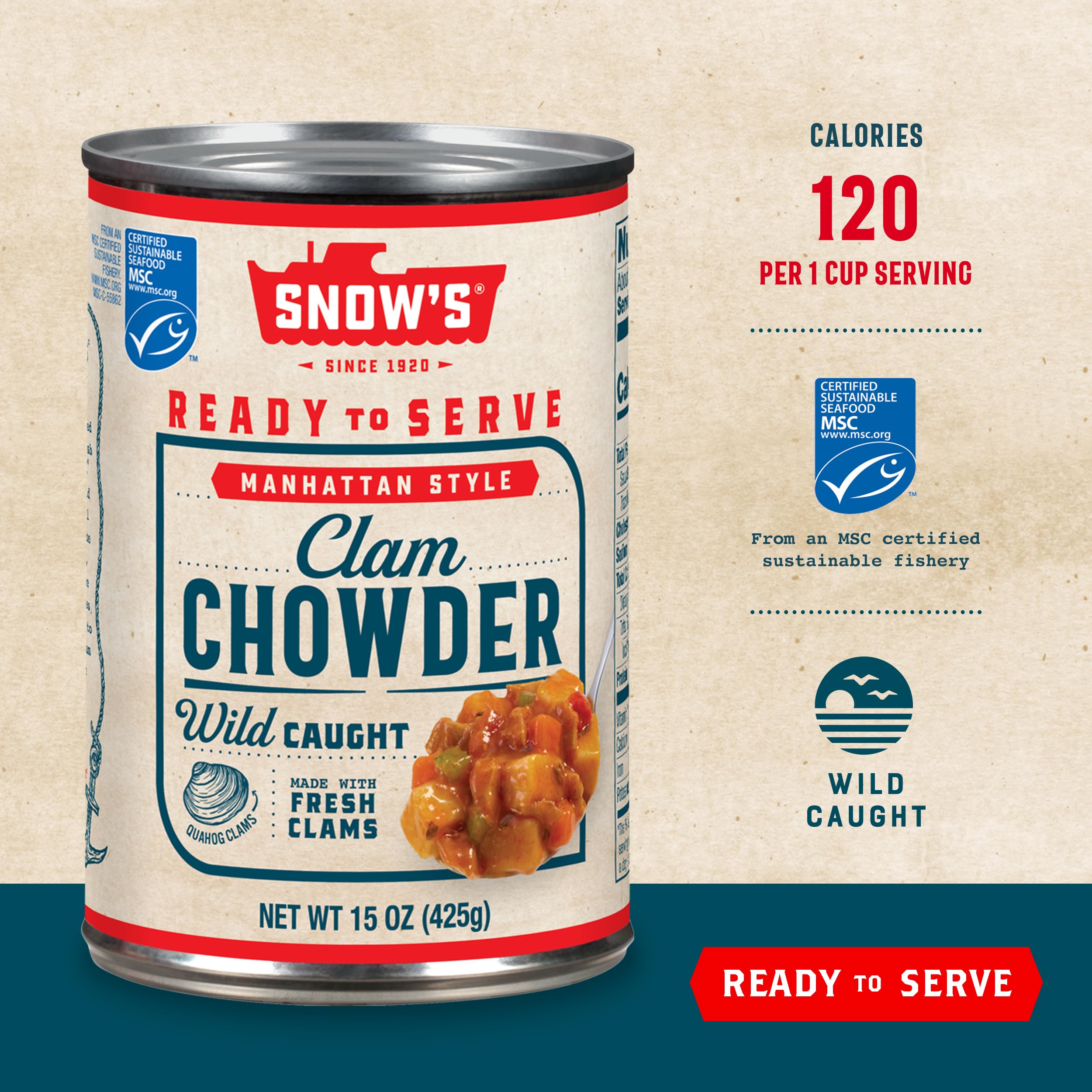 Snow's twelve-pack arrangement for pantry stocking convenience