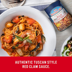 Snow's sauce tossed with bucatini on plate showcasing easy pasta dinner benefit