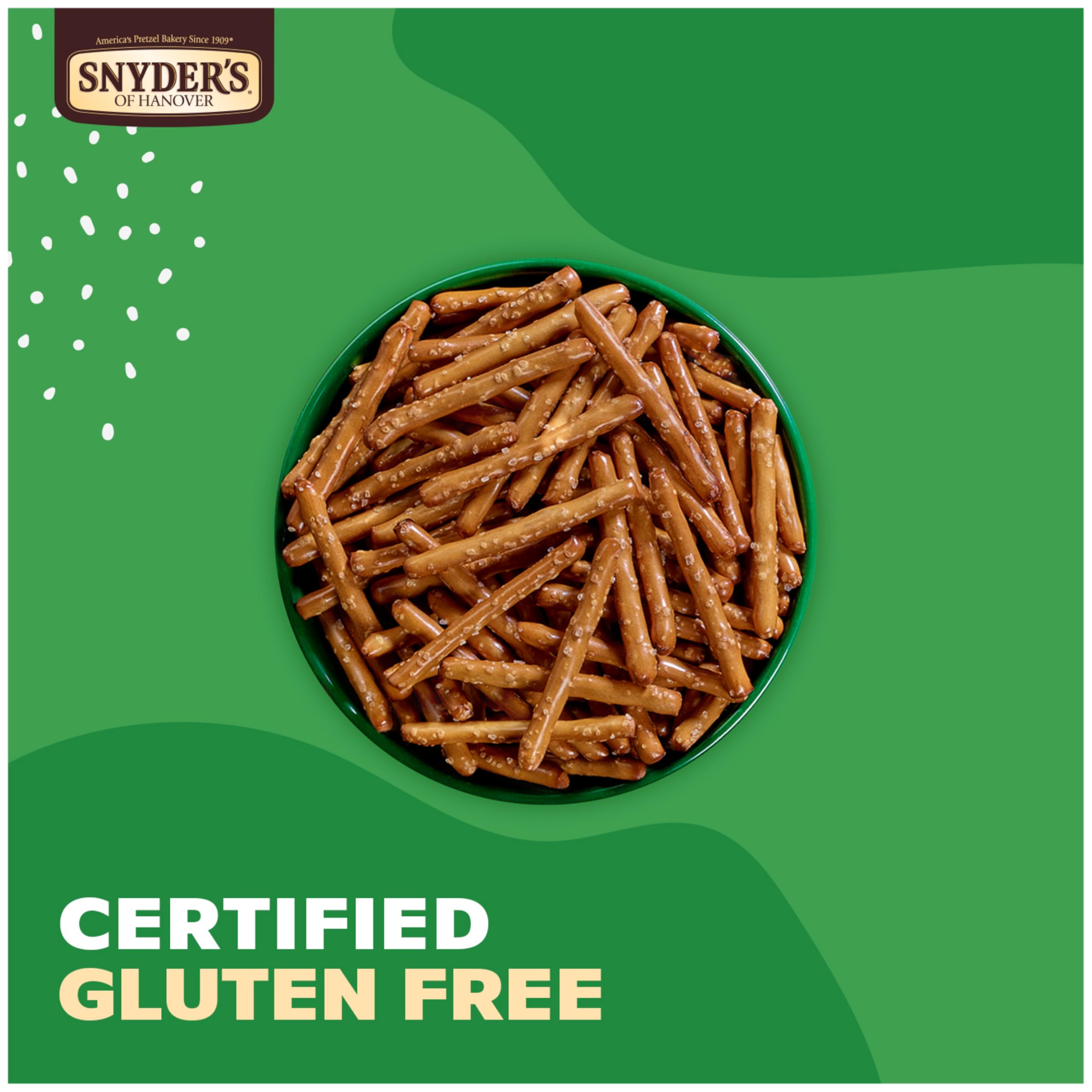 Snyder's of Hanover single-serve 100 calorie bag ready for on-the-go