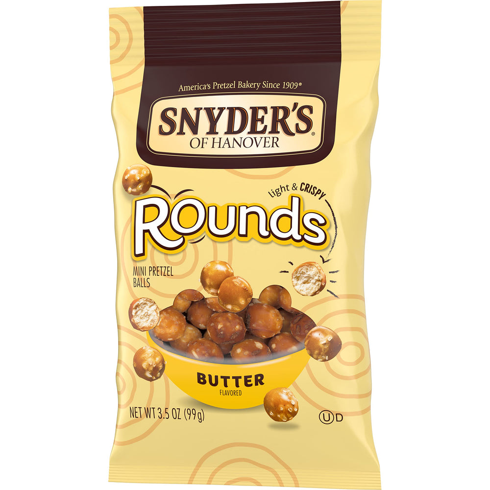 Snyder's of Hanover pretzels in lifestyle scene for on-the-go enjoyment