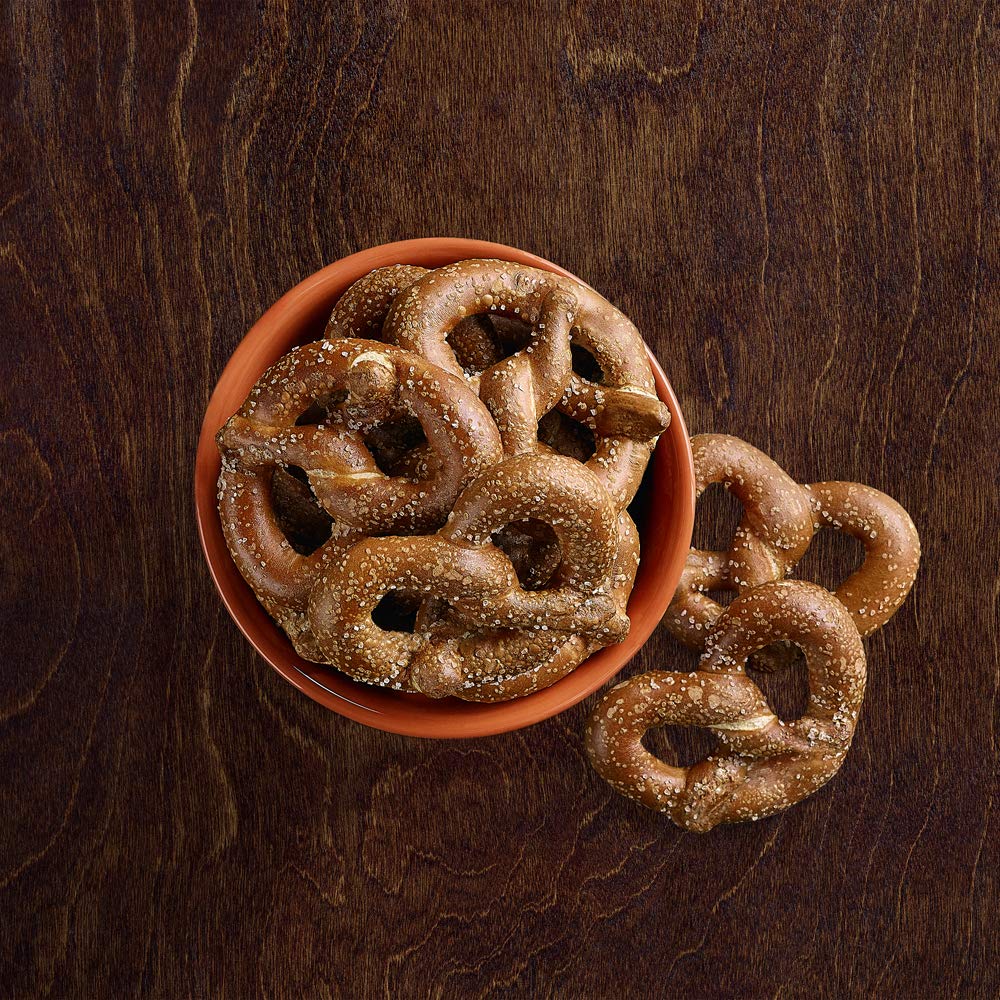 Snyder's of Hanover close-up of pretzel texture highlighting hearty crunch