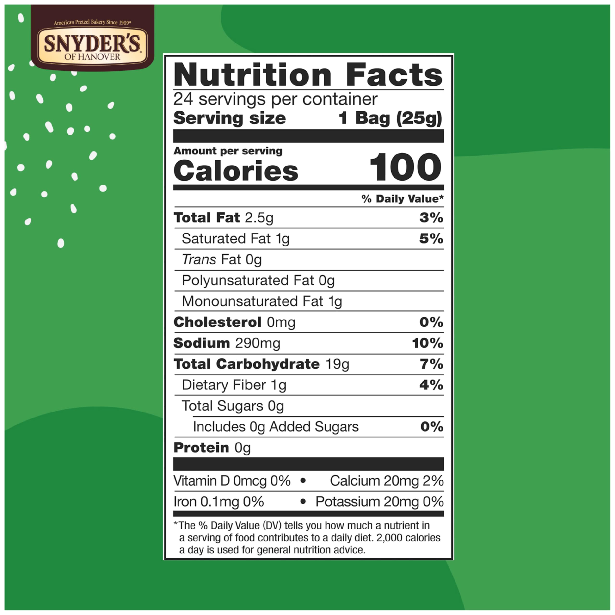 Snyder's of Hanover pretzel stick close-up highlighting crisp texture