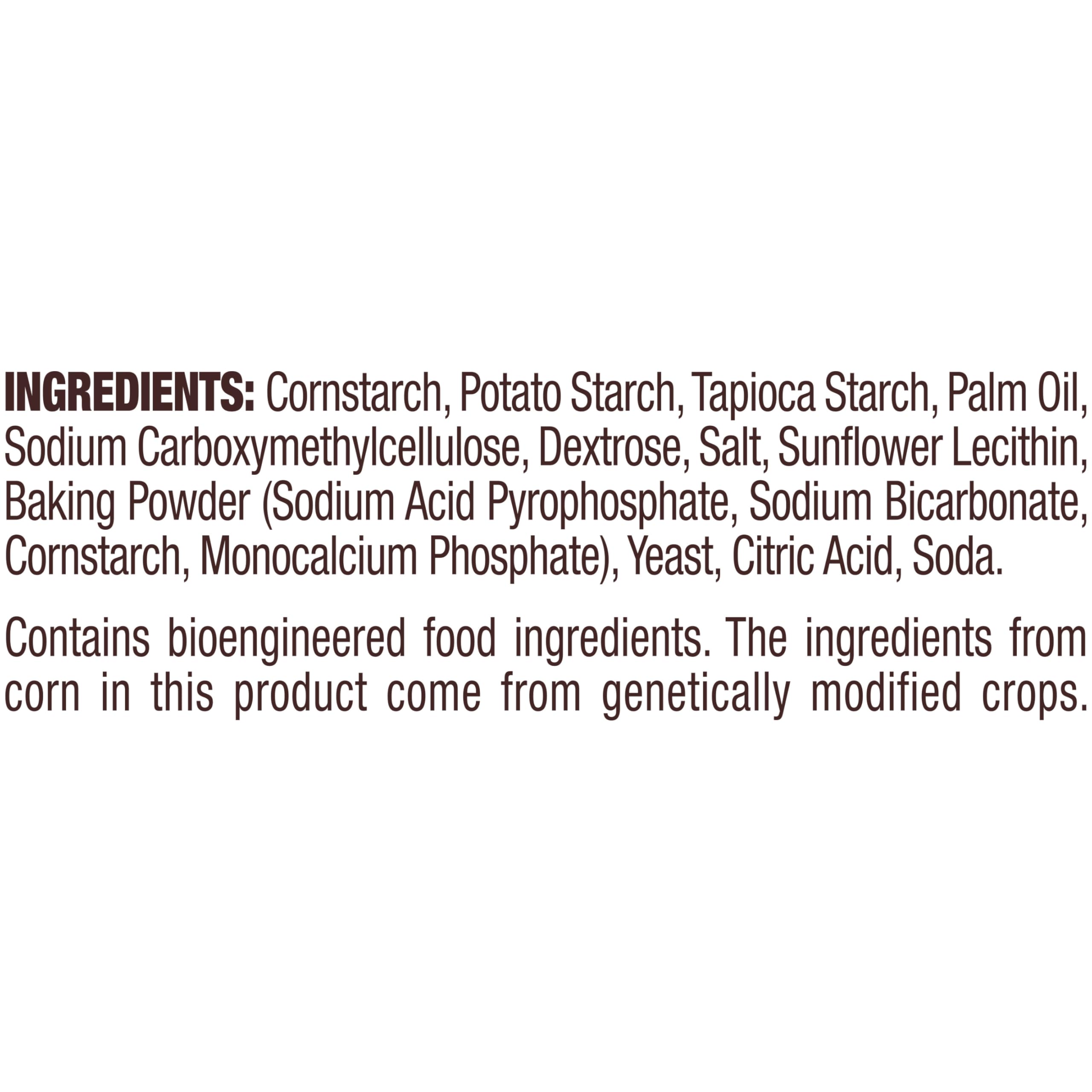 Snyder's of Hanover nutrition label close-up showing ingredients and calories