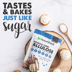 fresh-baked cookies made with So Nourished allulose showing browning benefit