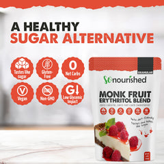 Close-up of So Nourished crystalline texture showing sugar-like granules for baking