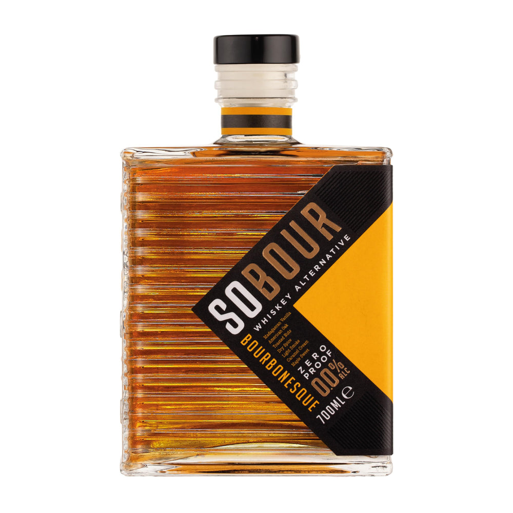 Think Distributors SOBOUR front label showing 700ml bottle and branding benefit