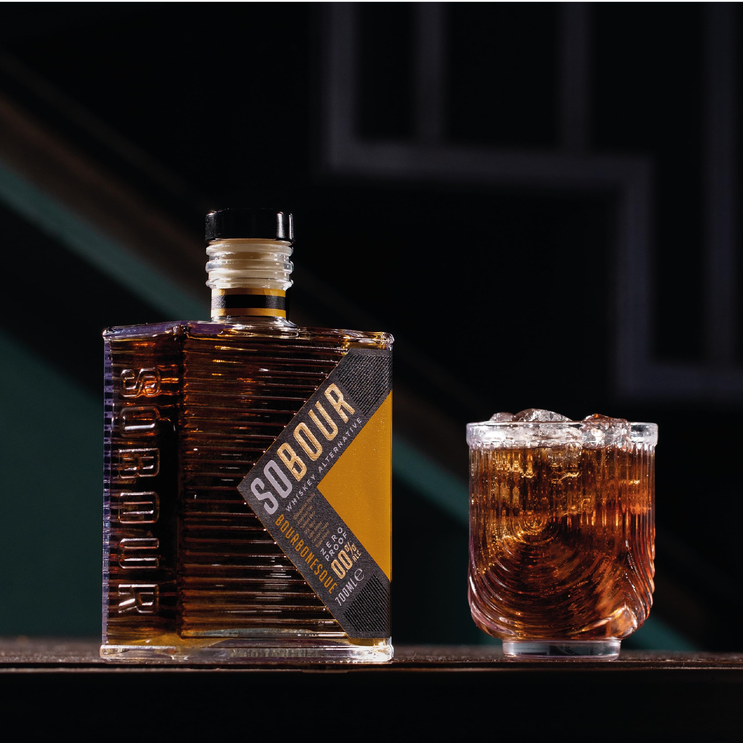 Think Distributors SOBOUR charred oak close-up showing smoky oak character benefit