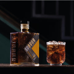 Think Distributors SOBOUR charred oak close-up showing smoky oak character benefit