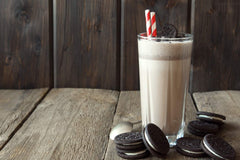 Soda Fountain malt powder used in baking bowl highlighting richer flavor and lighter crumb