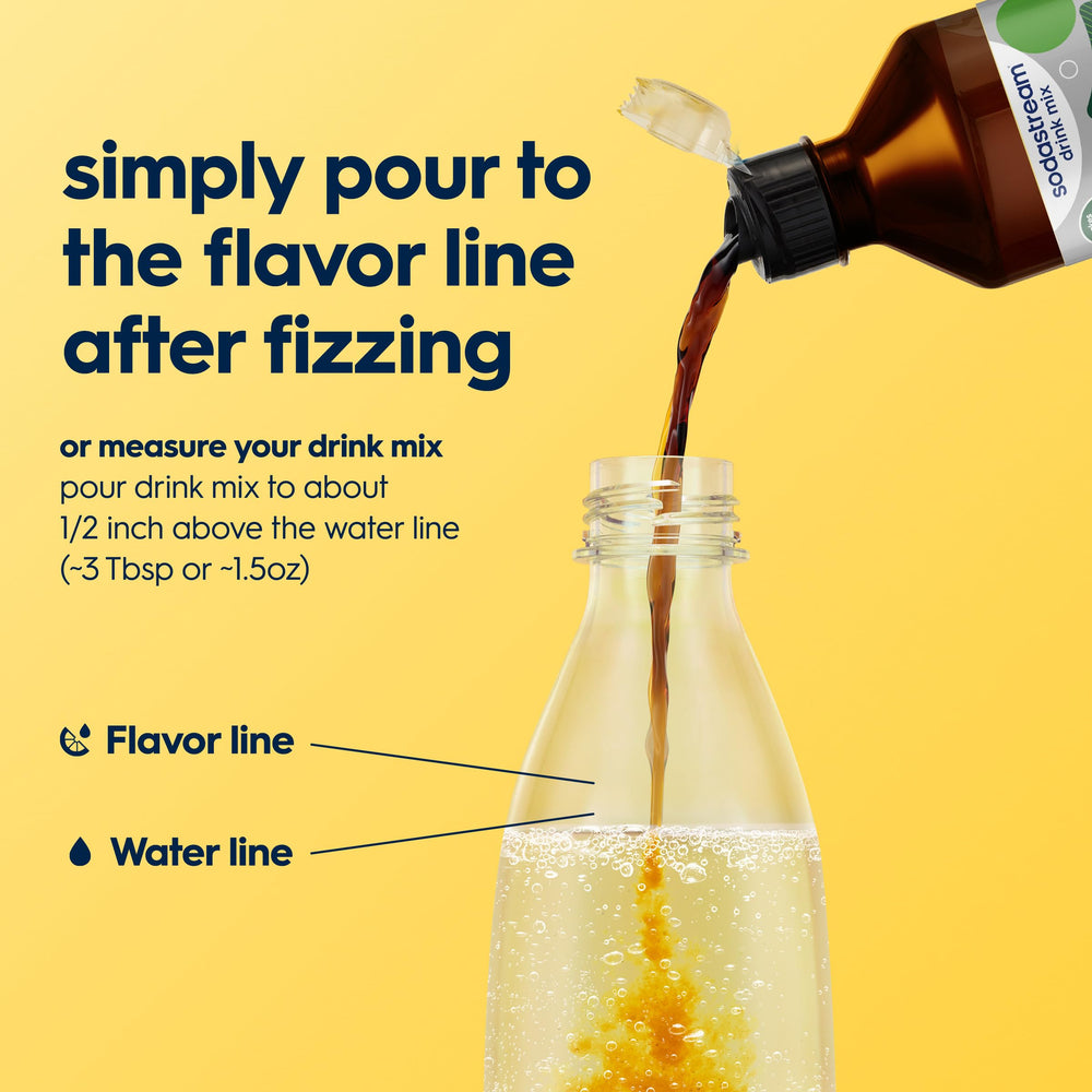 sodastream four-pack in fridge demonstrating space-saving storage benefit