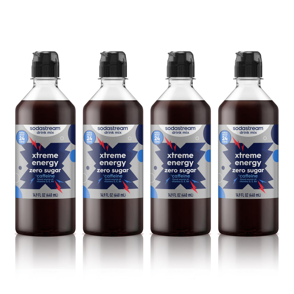 sodastream front packaging showing four bottles and value pack benefit
