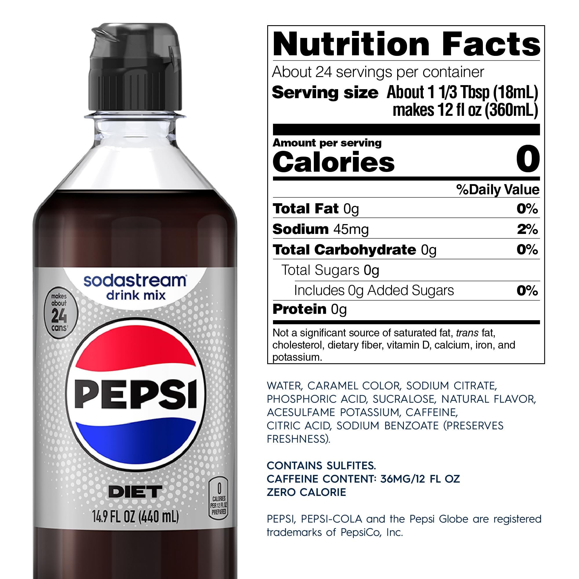 sodastream serving Diet Pepsi in kitchen to show convenience benefit