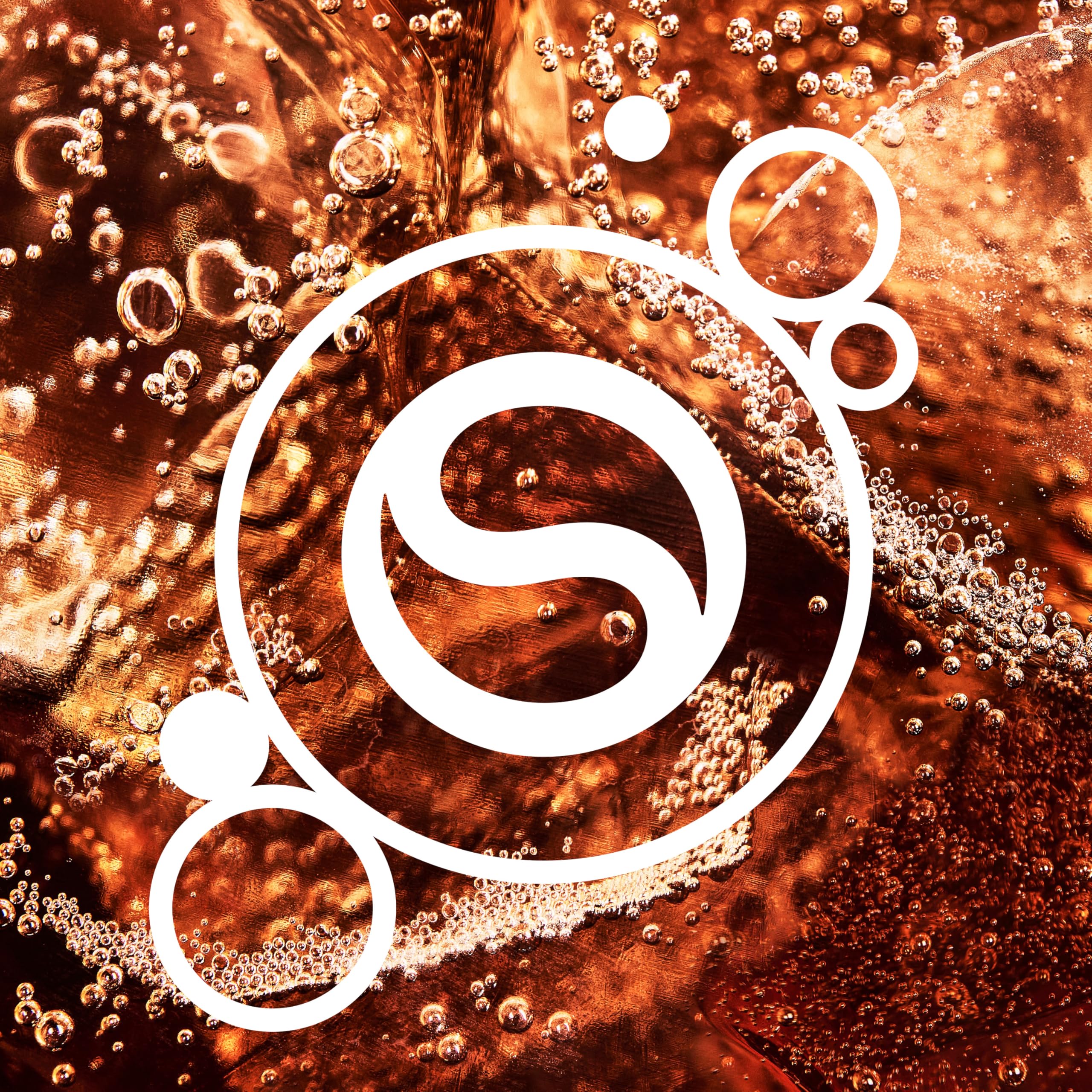 sodastream bottle beside soda can illustrating bottle size and yield