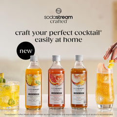 sodastream grapefruit elderflower close-up shows texture and bright citrus benefit