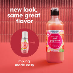 sodastream lemonade bottle close-up highlighting citrus flavor and control