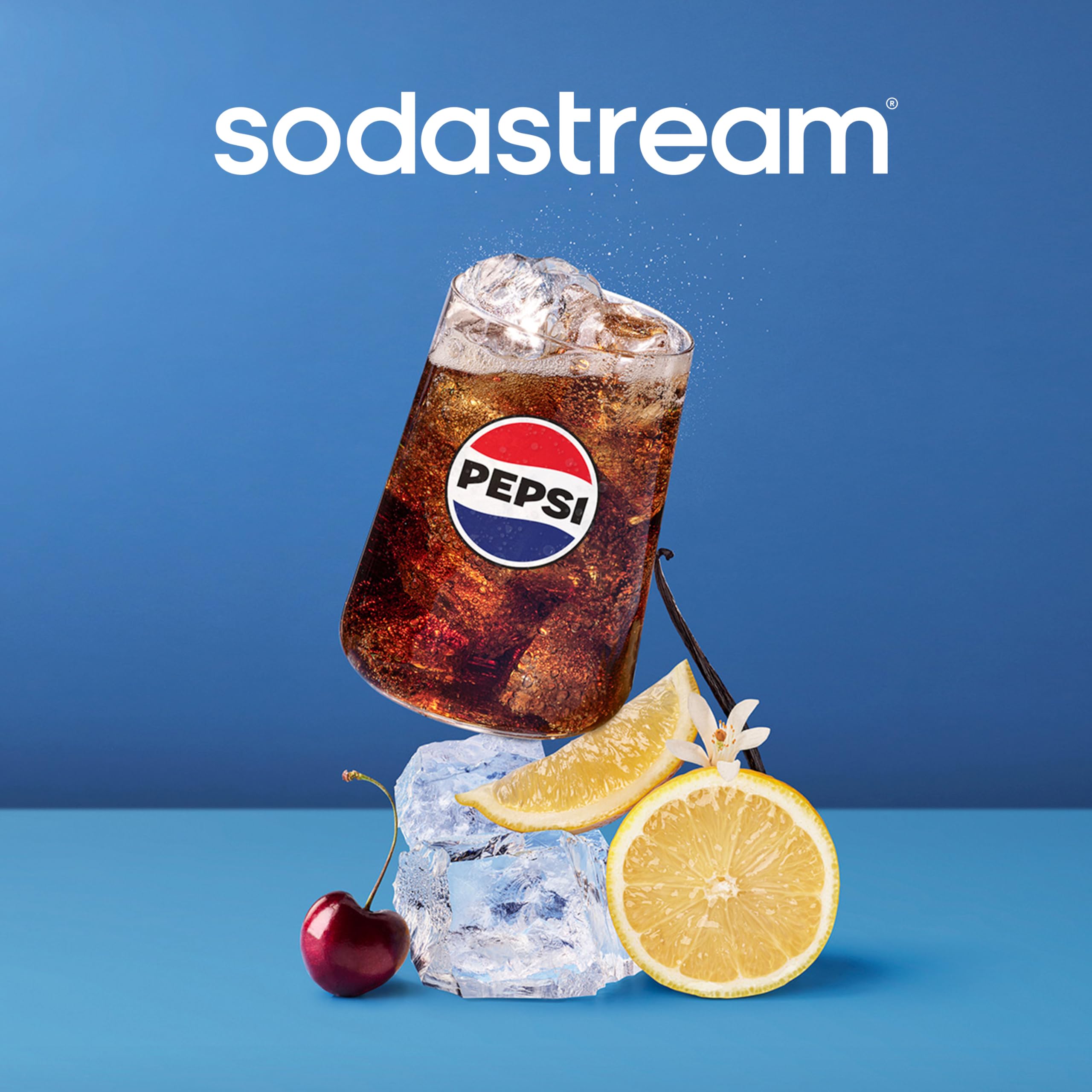 sodastream mixing action in use with bottle pouring into carbonated water for freshness