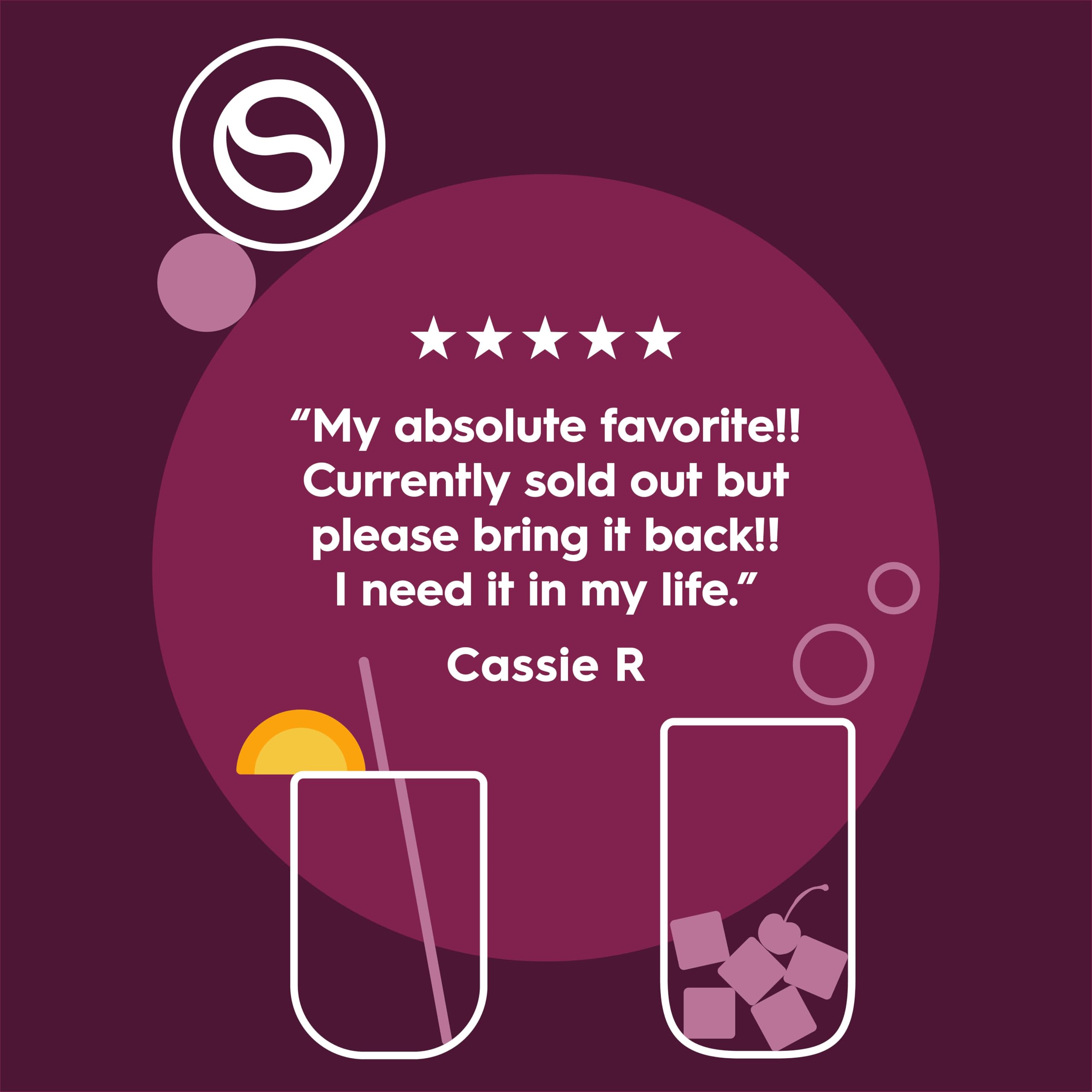 sodastream drink mix at a party setting showing ready-to-serve convenience