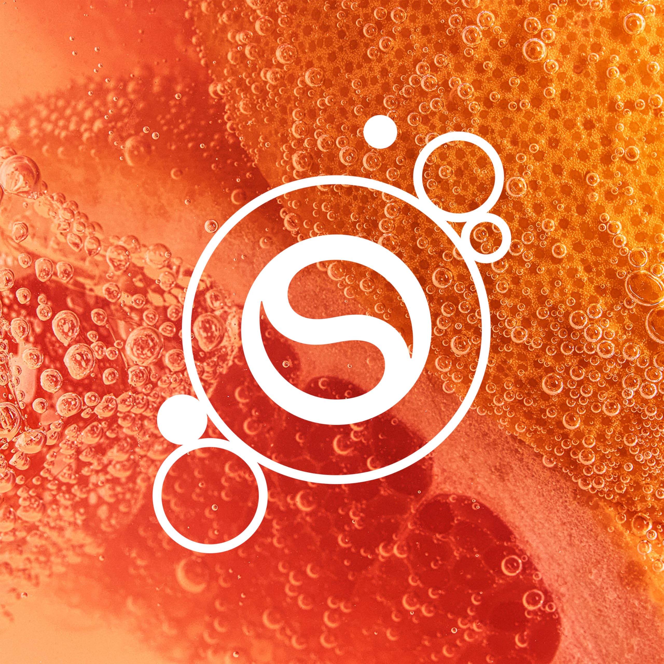 sodastream pink grapefruit label clear view showing tart, refreshing benefit