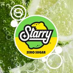 sodastream Starry Zero label and nutrition panel visible for clear ingredient and servings info