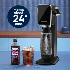 sodastream Starry Zero label and nutrition panel showing zero sugar