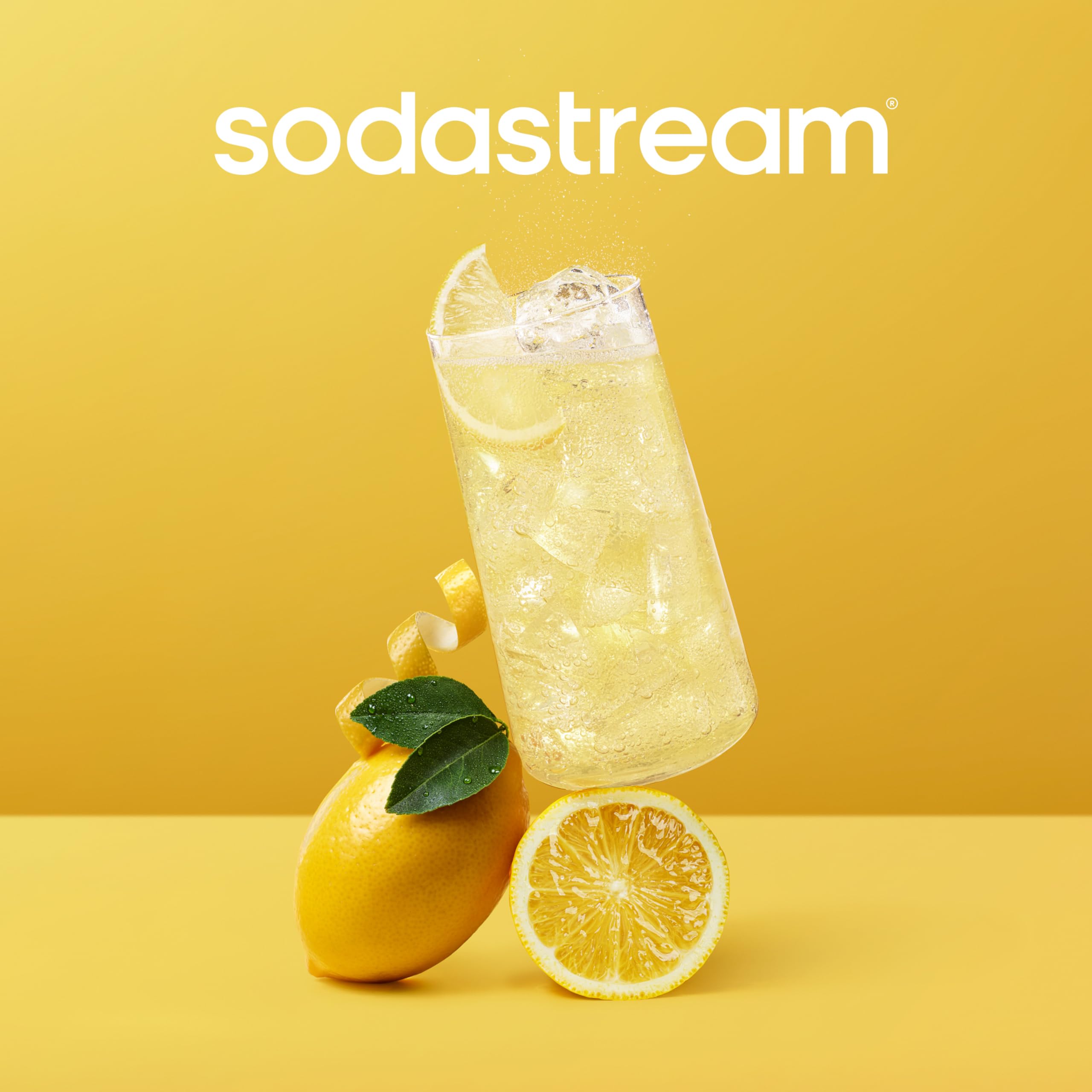 sodastream four-pack on shelf emphasizing bulk value and storage