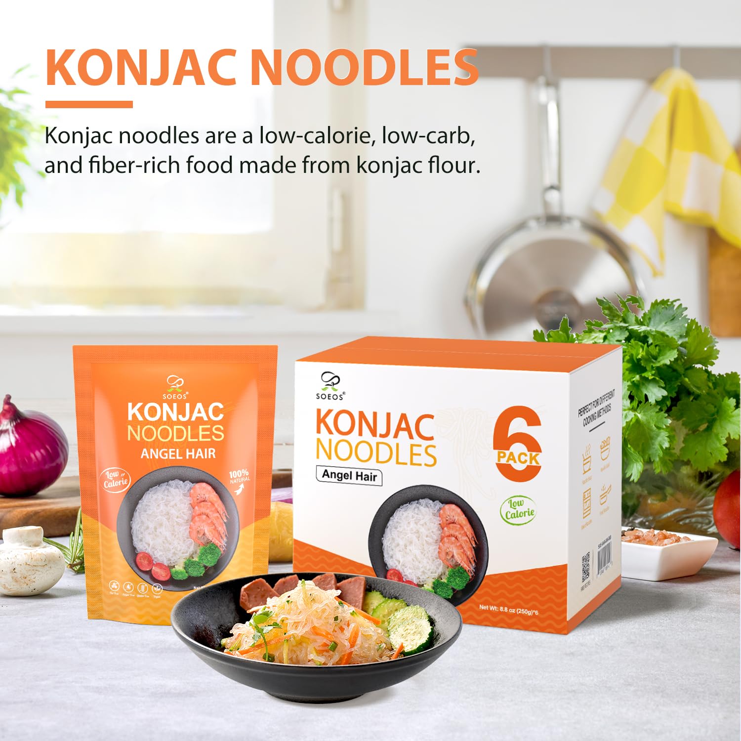 Close-up of Soeos noodle texture highlighting smooth, absorbent surface for sauces