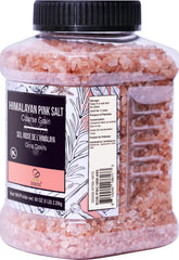 Soeos coarse pink salt crystals close-up highlighting natural texture