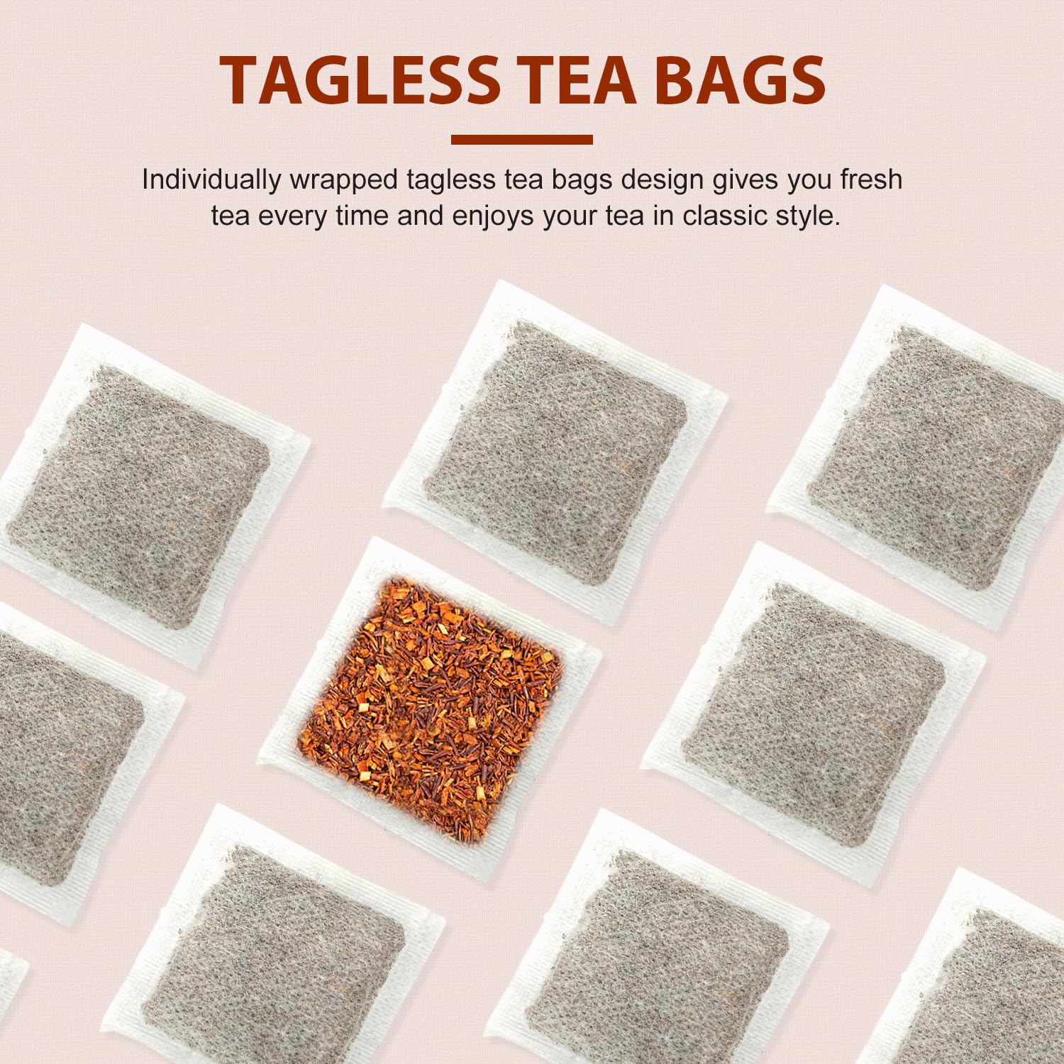 Soeos chilled iced rooibos glass with ice showing refreshing summer serving