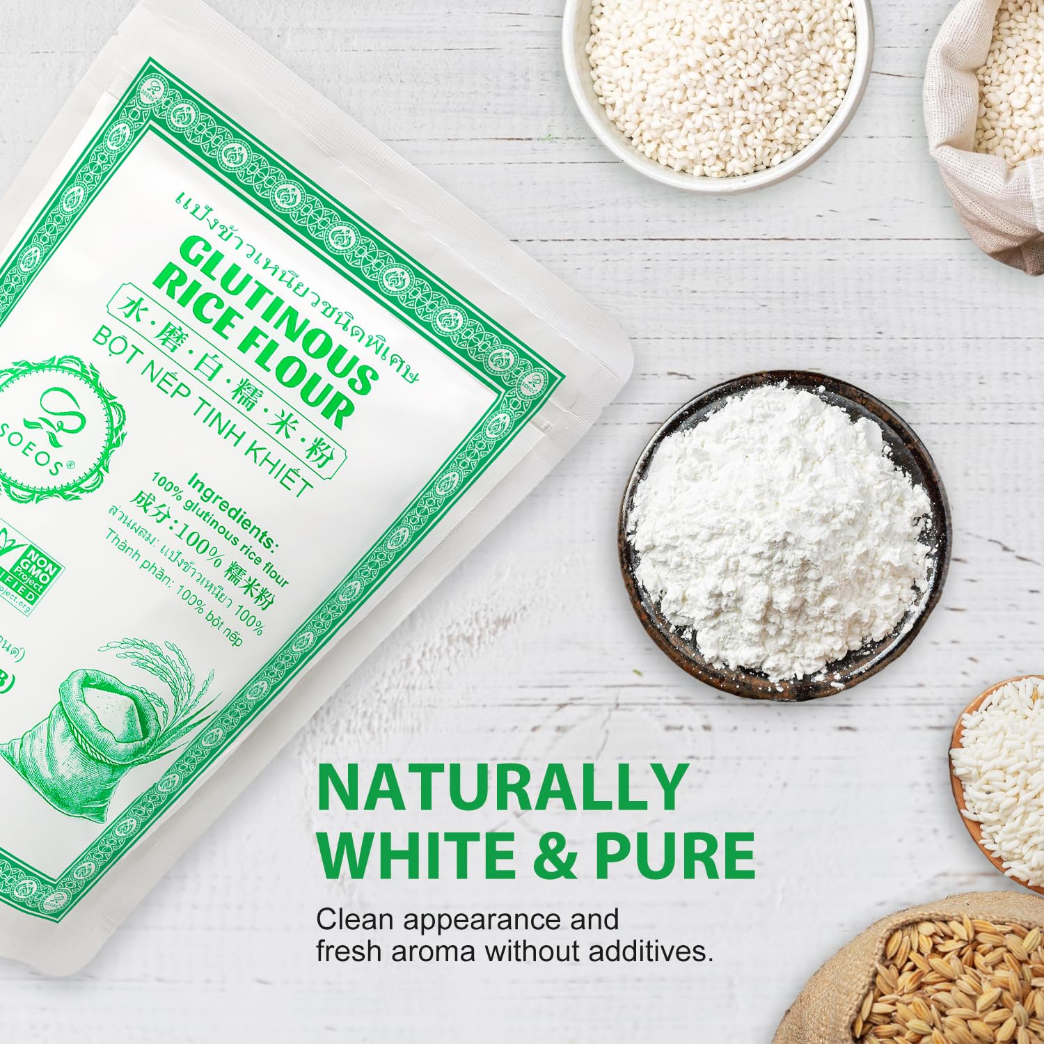 Soeos ingredient label detail showing clear product information