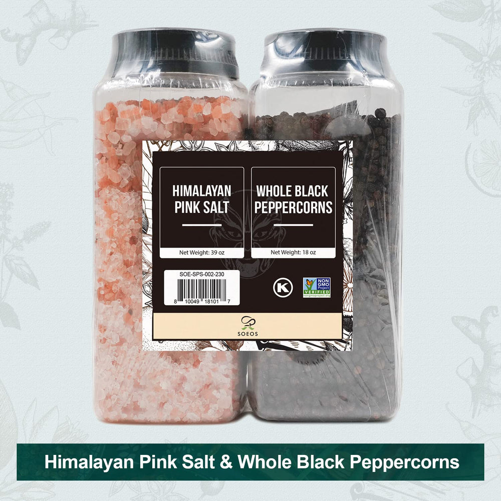 Soeos salt and pepper on a kitchen table enhancing home cooking visuals